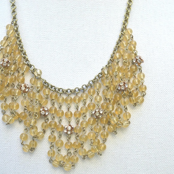J Crew Beaded Bib Necklace - Picture 2 of 4